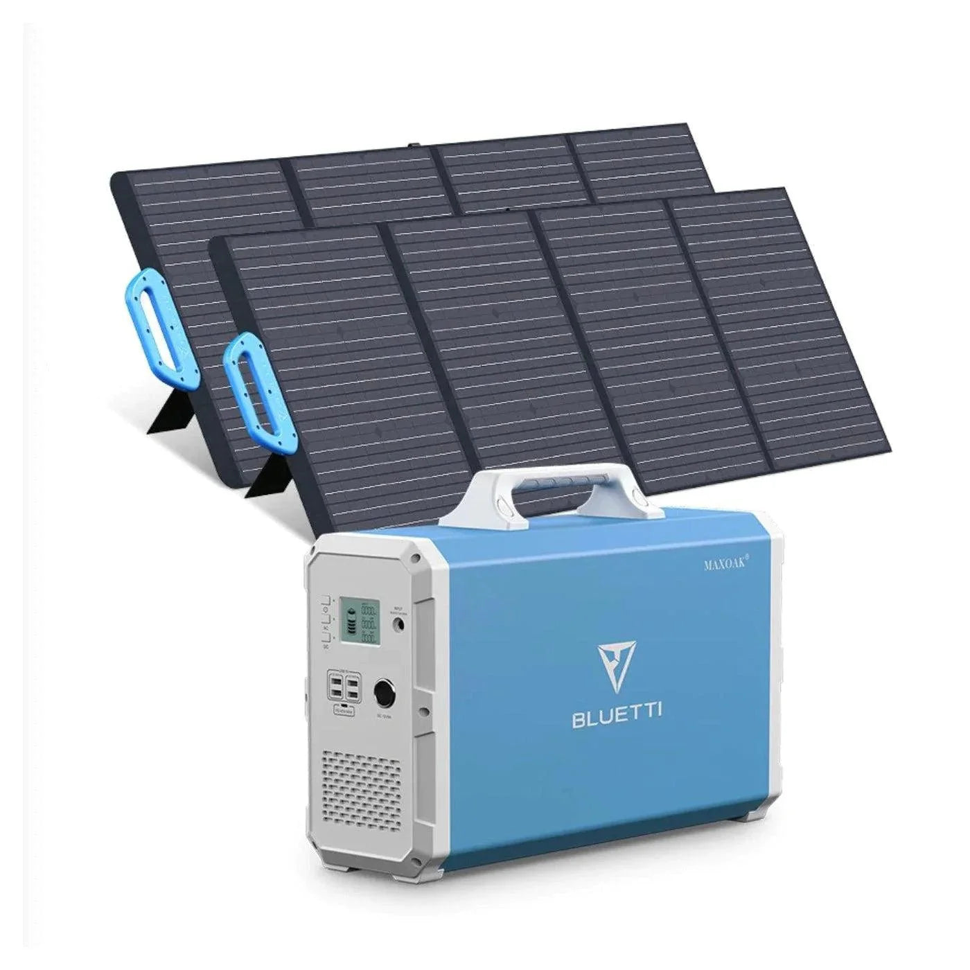 BLUETTI EB240 2400Wh/ 1000W + 2*PV200/PV120 USP Mode Portable Solar Generator